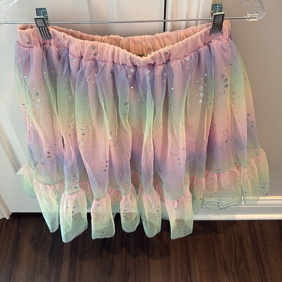 Pastel Rainbow Tulle Skirt - Picture 5 of 5